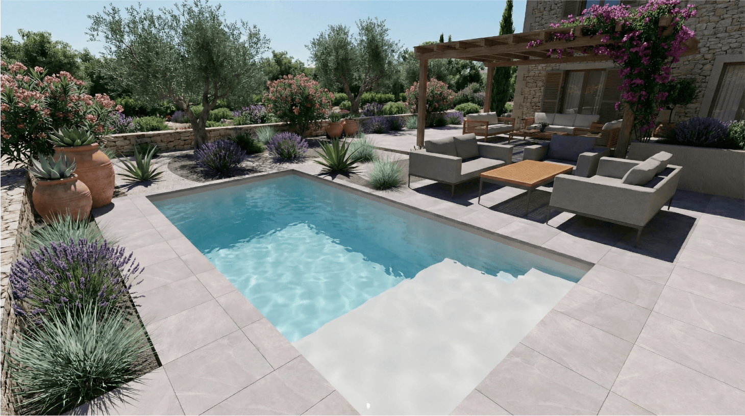 Zénith - Nouveautés Piscines 2026 plage immergée